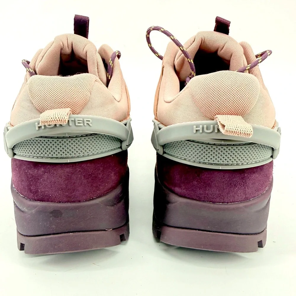Hunter Travel Explorer Nicia Sneakers Womens 7 Mauve Purple Hiking Trail Shoe